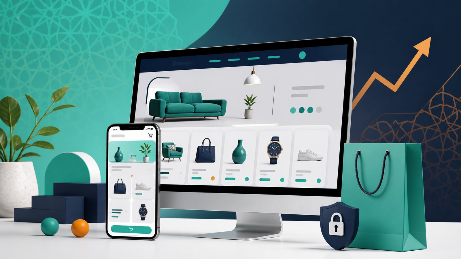 طراحی فروشگاه اینترنتی حرفه ای توسط گلجام